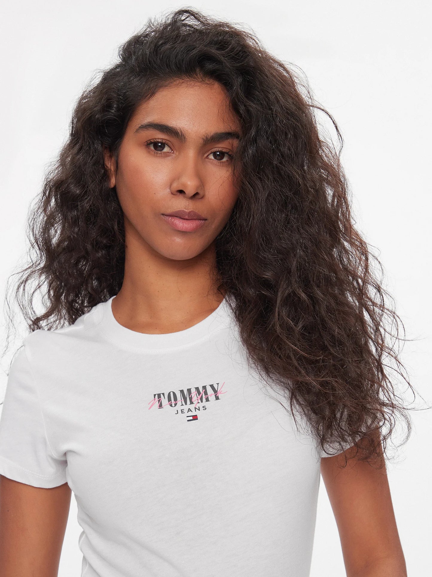 Tommy Jeans dámske tričko biele