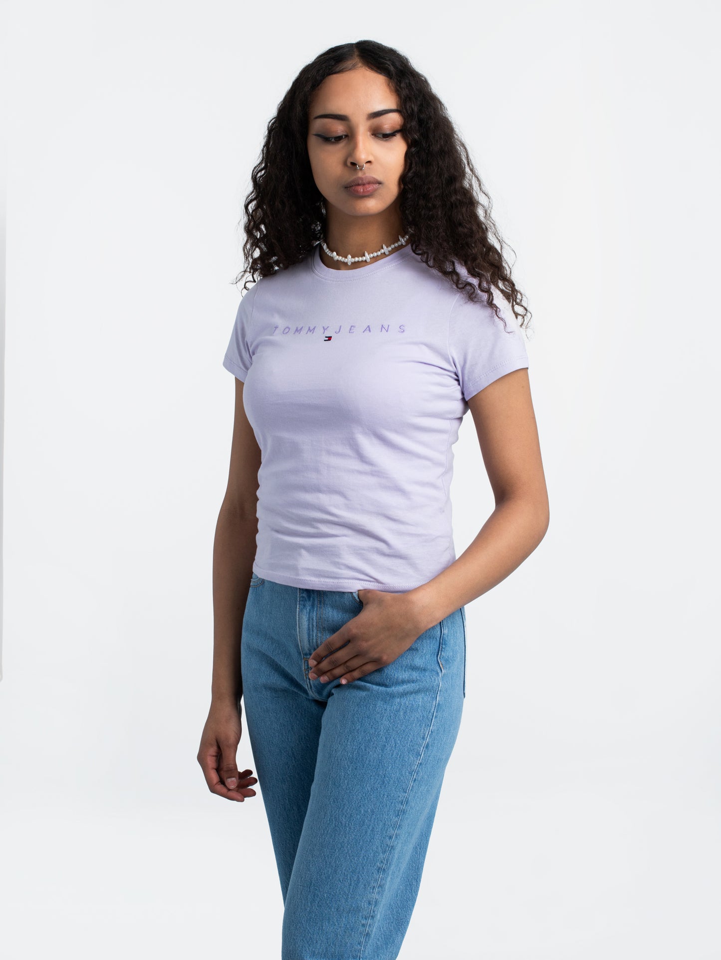 Tommy Jeans dámske tričko lilac