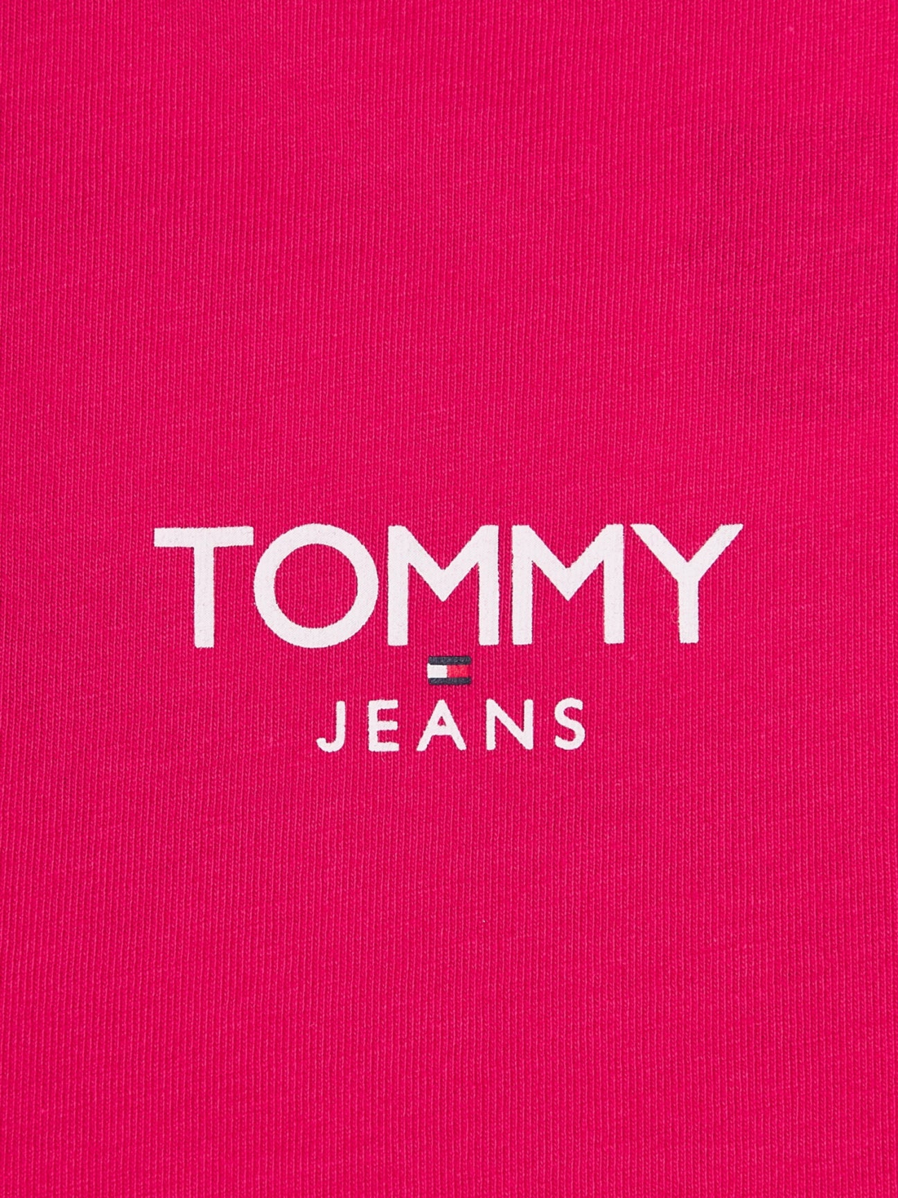 Tommy Jeans dámske tričko ružové Basic Logo