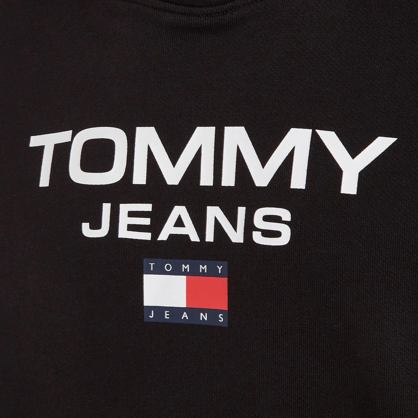 Tommy Jeans pánska mikina čierna s kapucňou