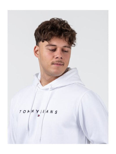 Tommy Jeans pánska mikina s kapucňou biela