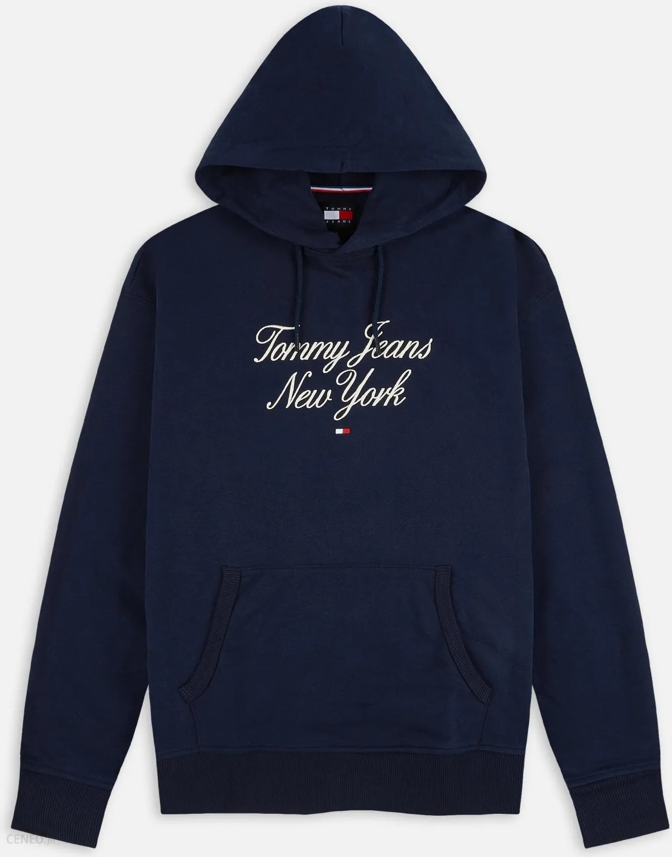 Tommy Jeans pánska mikina s kapucňou modrá