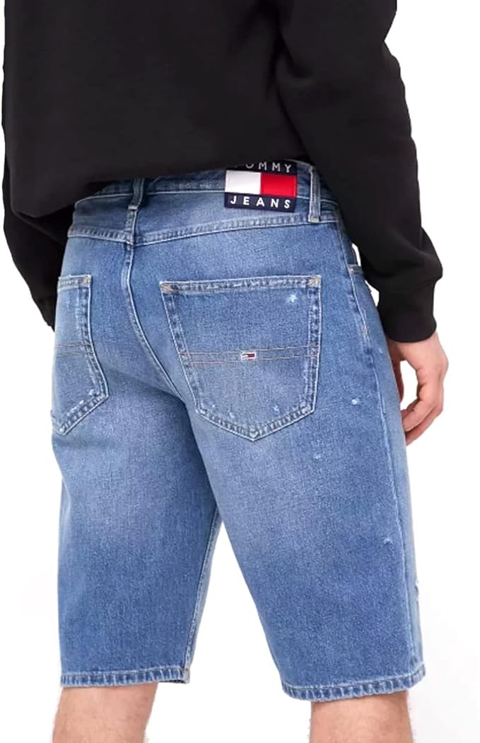 Tommy Jeans pánske denim šortky modré