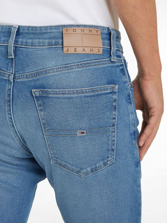 Tommy Jeans pánske džínsy Slim Fit modré