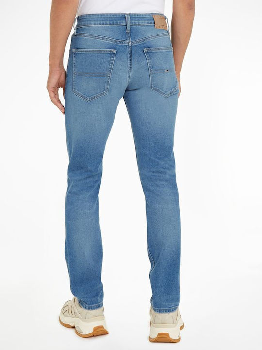 Tommy Jeans pánske džínsy Slim Fit modré