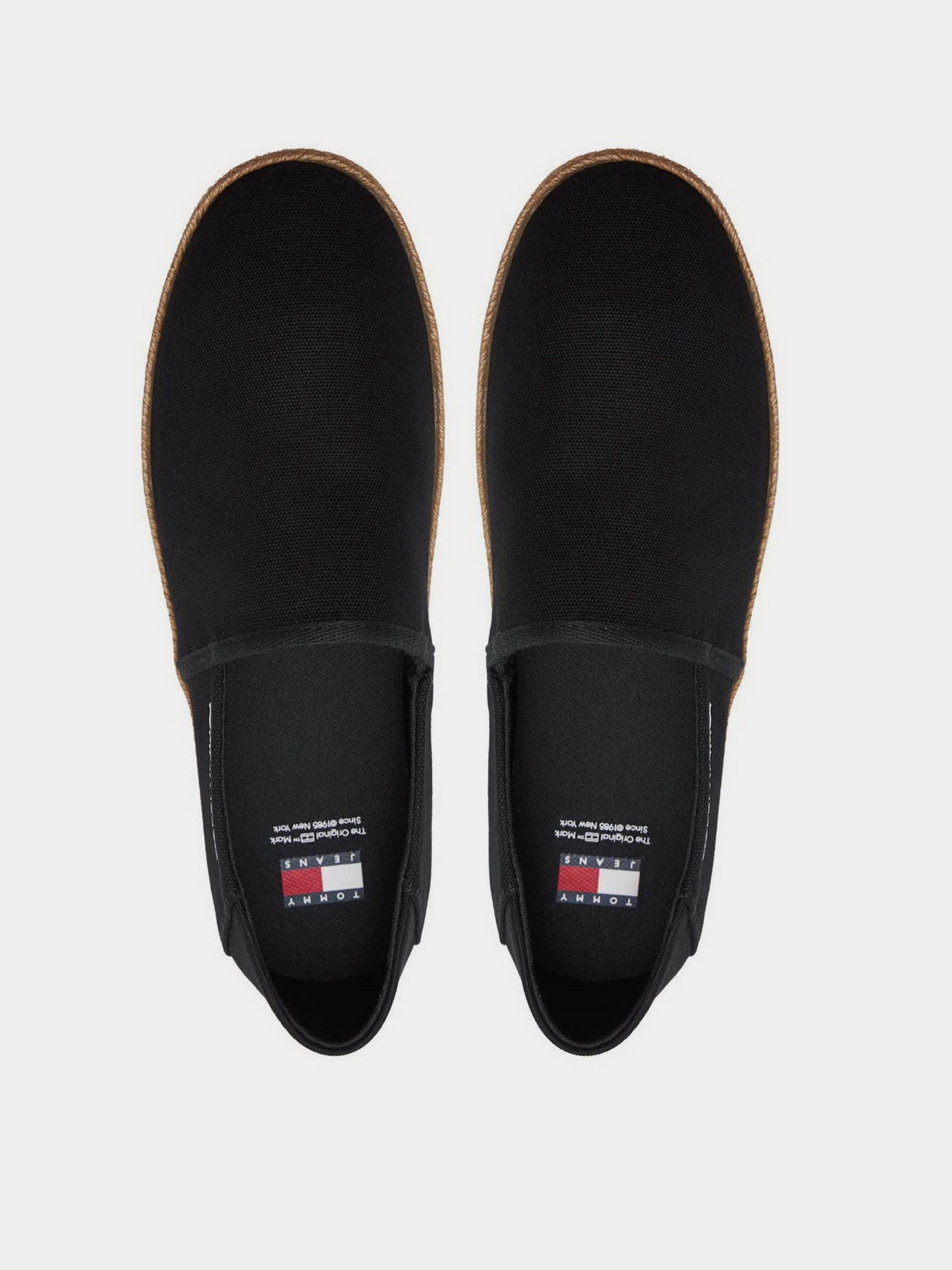 Tommy Jeans pánske slip-on topánky čierne