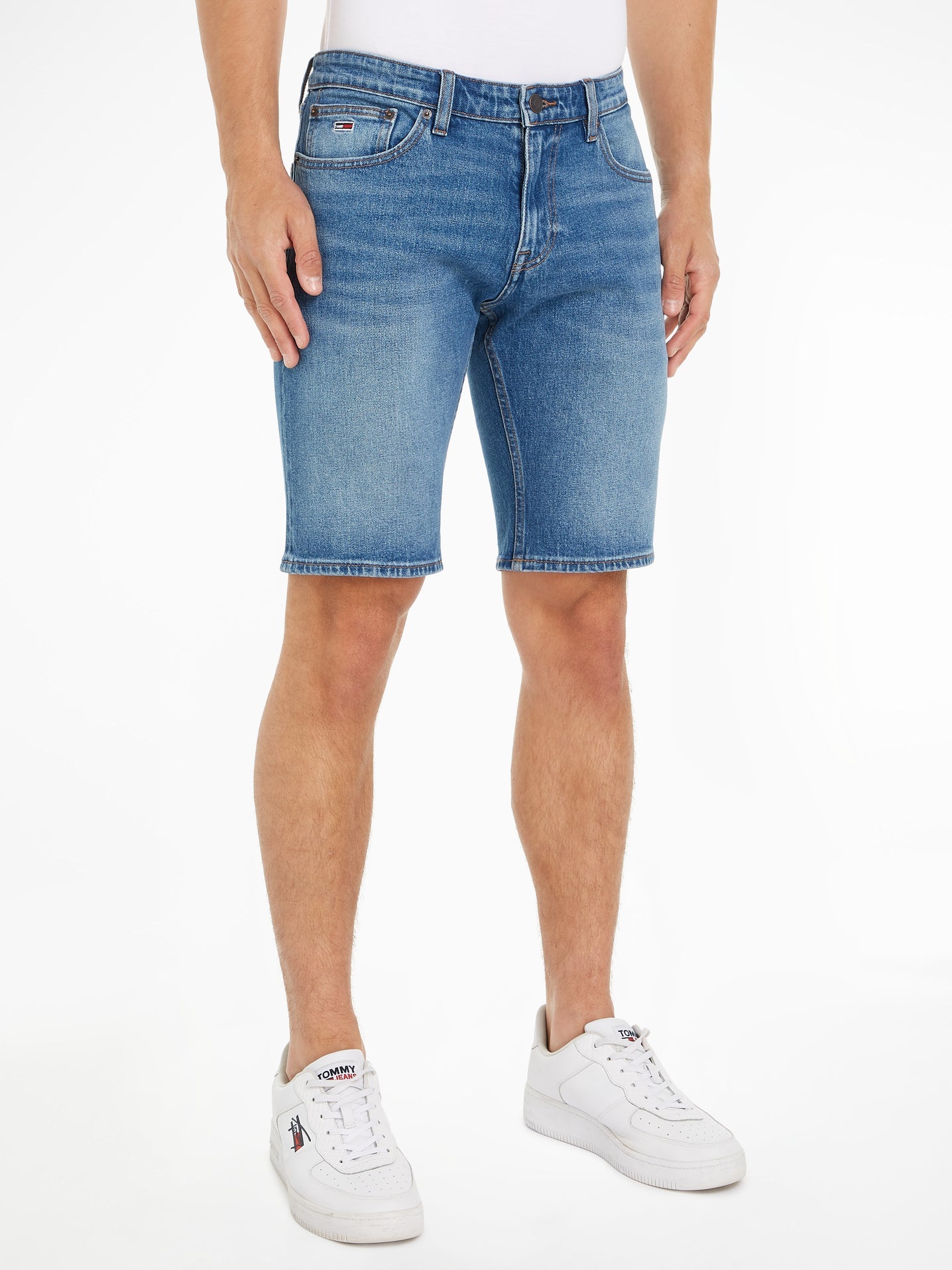 Tommy Jeans pánske šortky Scanton Slim Fit Denim