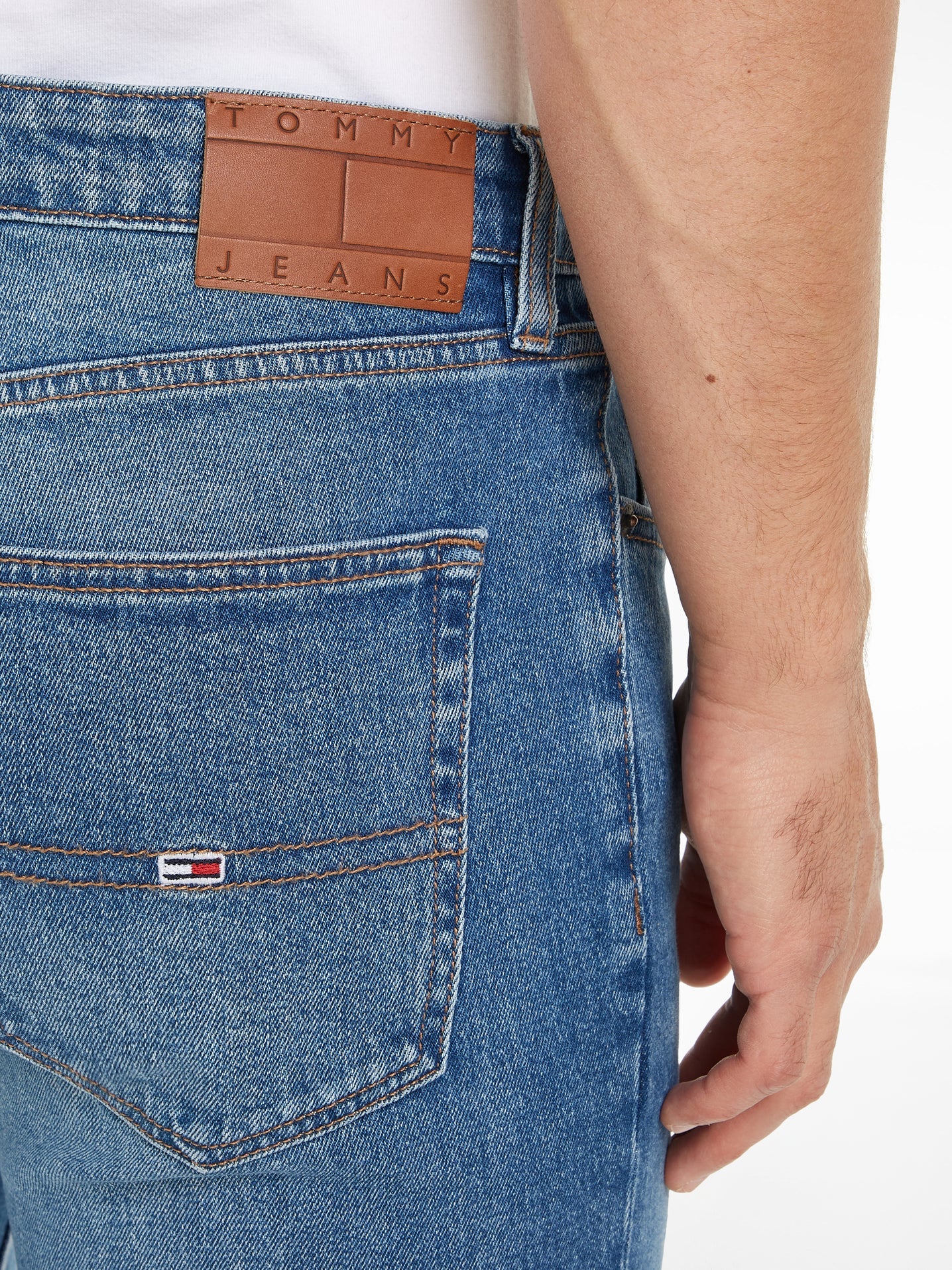 Tommy Jeans pánske šortky Scanton Slim Fit Denim