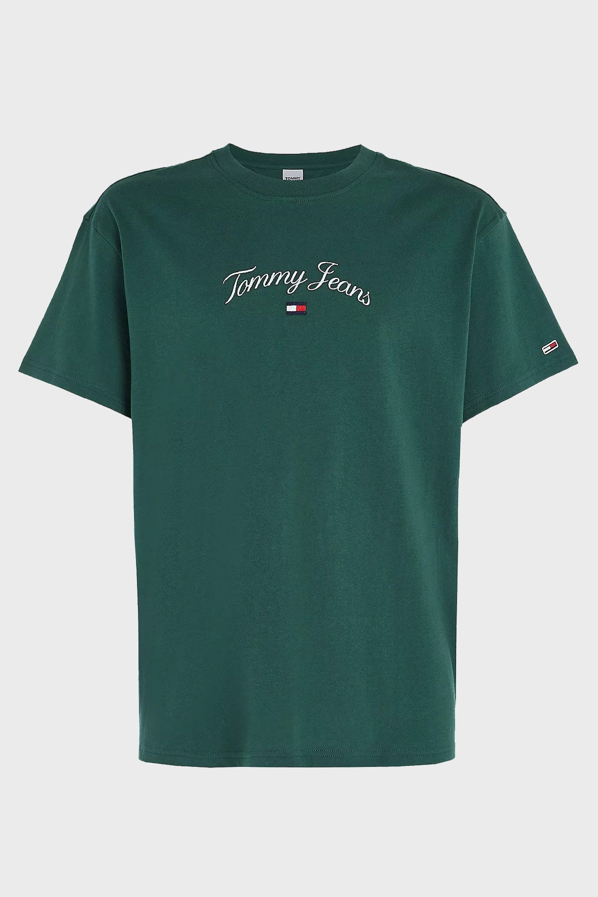 Tommy Jeans pánske tričko Regular Fit zelené