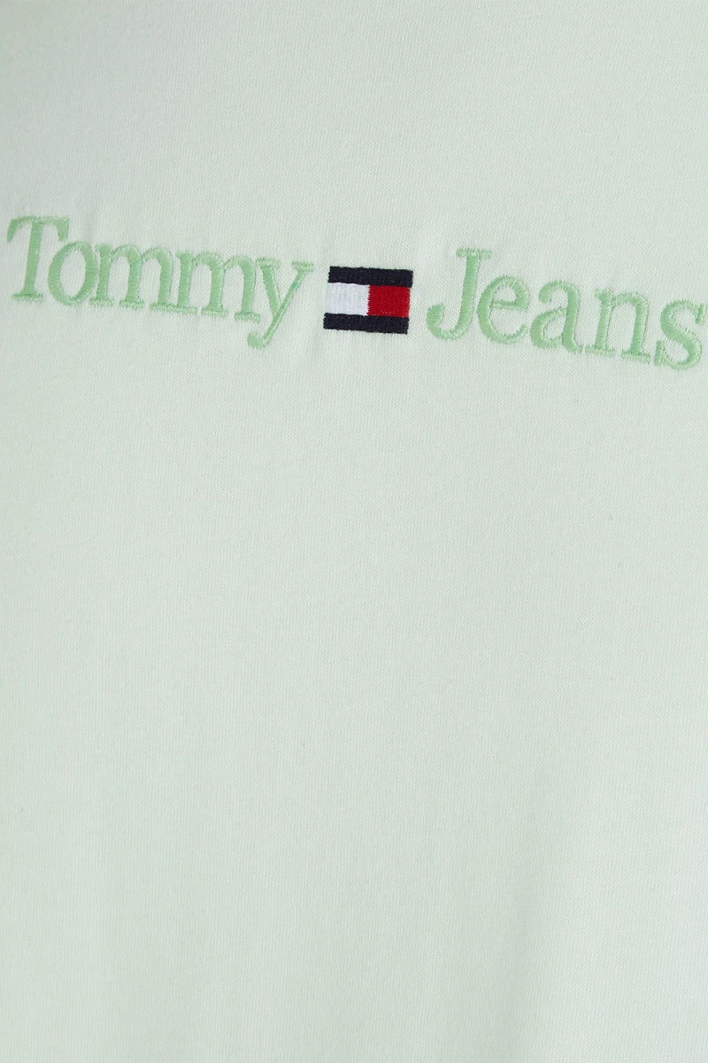 Tommy Jeans pánske tričko Small Text zelené (Mint)