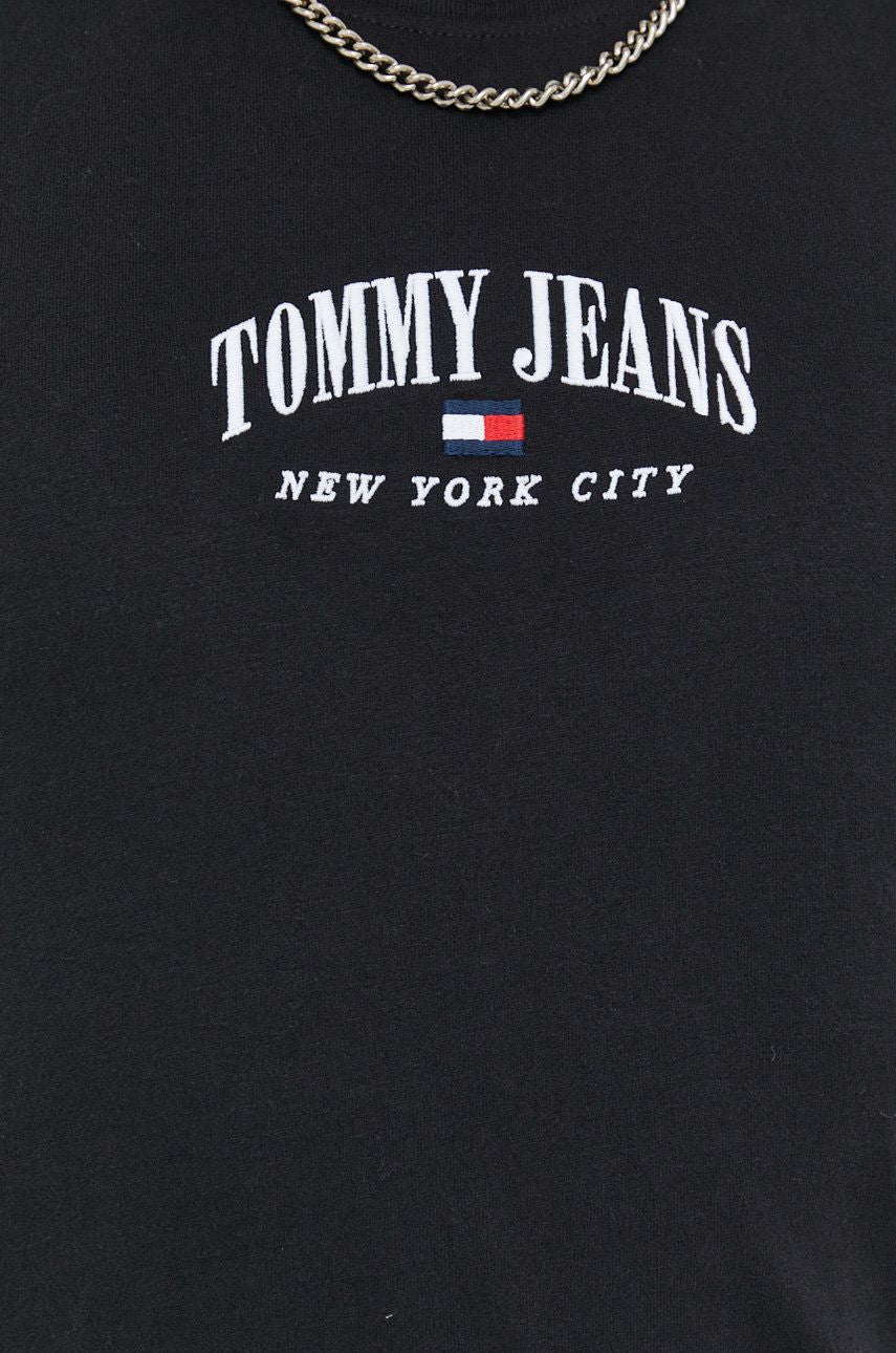 Tommy Jeans pánske tričko TJM CLSC Small Varsity čierne