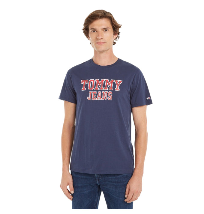 Tommy Jeans pánske tričko TJM Essential modré