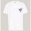 Tommy Hilfiger pánske tričko Signature Back Logo T-Shirt biele