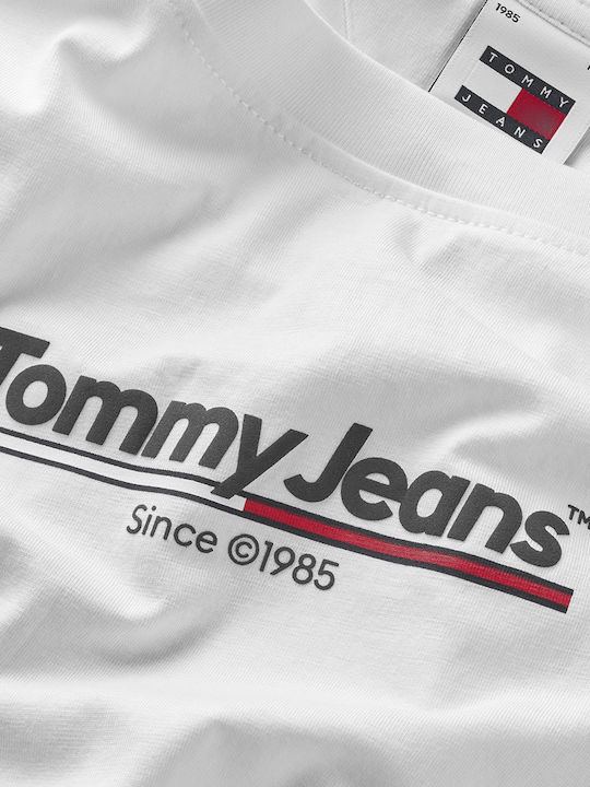 Tommy Jeans pánske tričko biele TJM REG GRAPHIC TEE