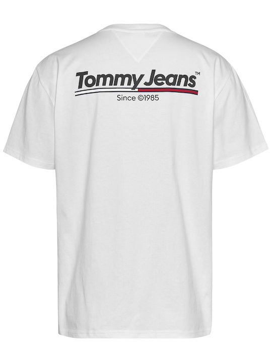 Tommy Jeans pánske tričko biele TJM REG GRAPHIC TEE