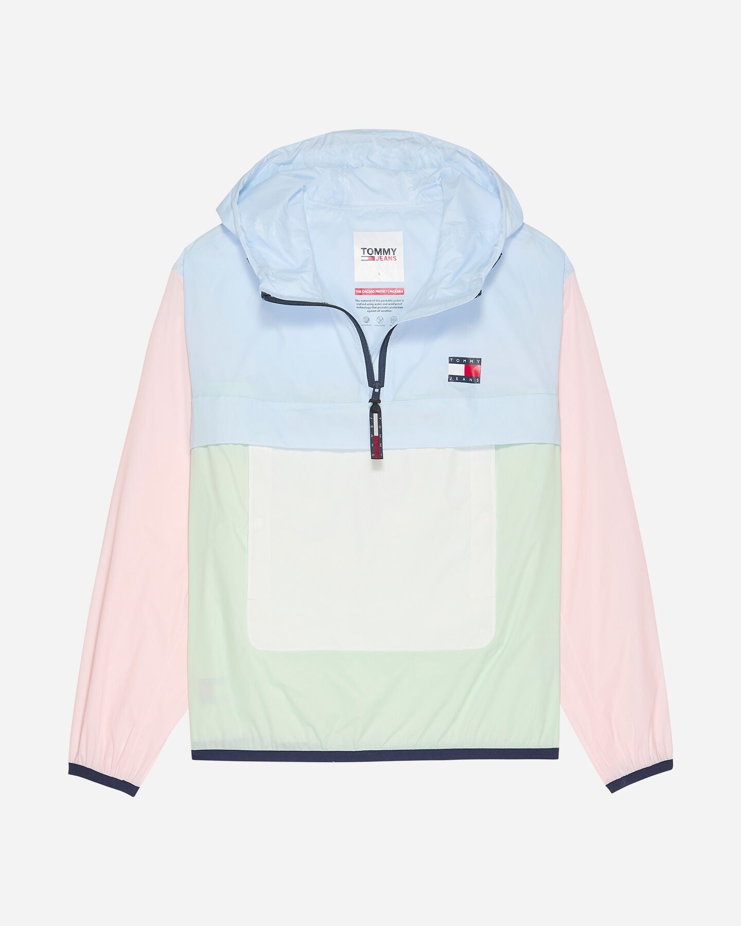 Tommy Jeans unisex bunda Chicago color block