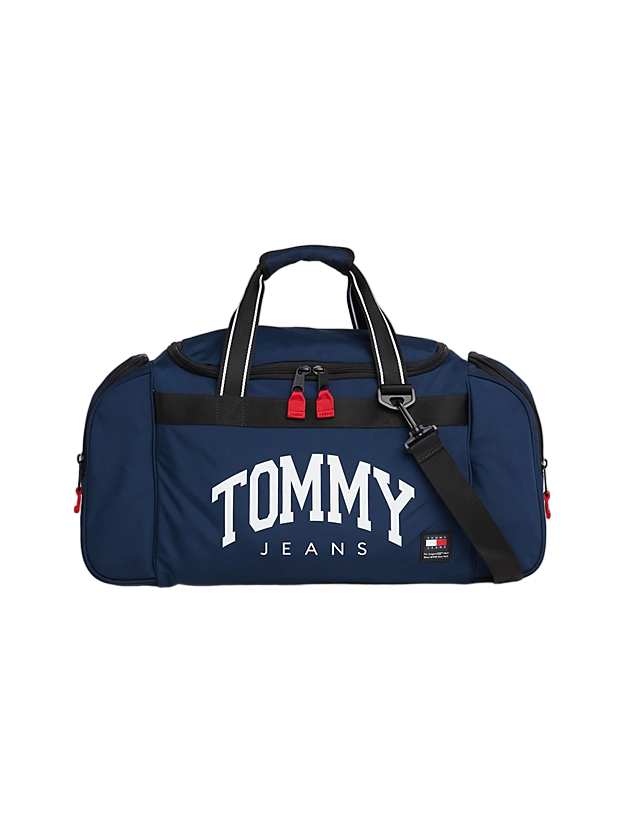 Tommy Jeans unisex športový boston bag modrý