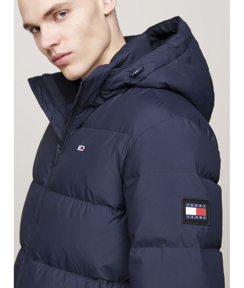 Tommy jeans Men's Navy Blue Tjm Essential Down Jacket Ext pánska bunda