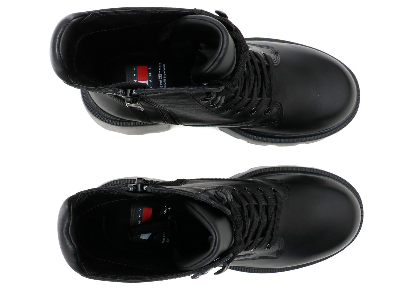TOMMY JEANS TJW MID HEEL BOOT LEATHER