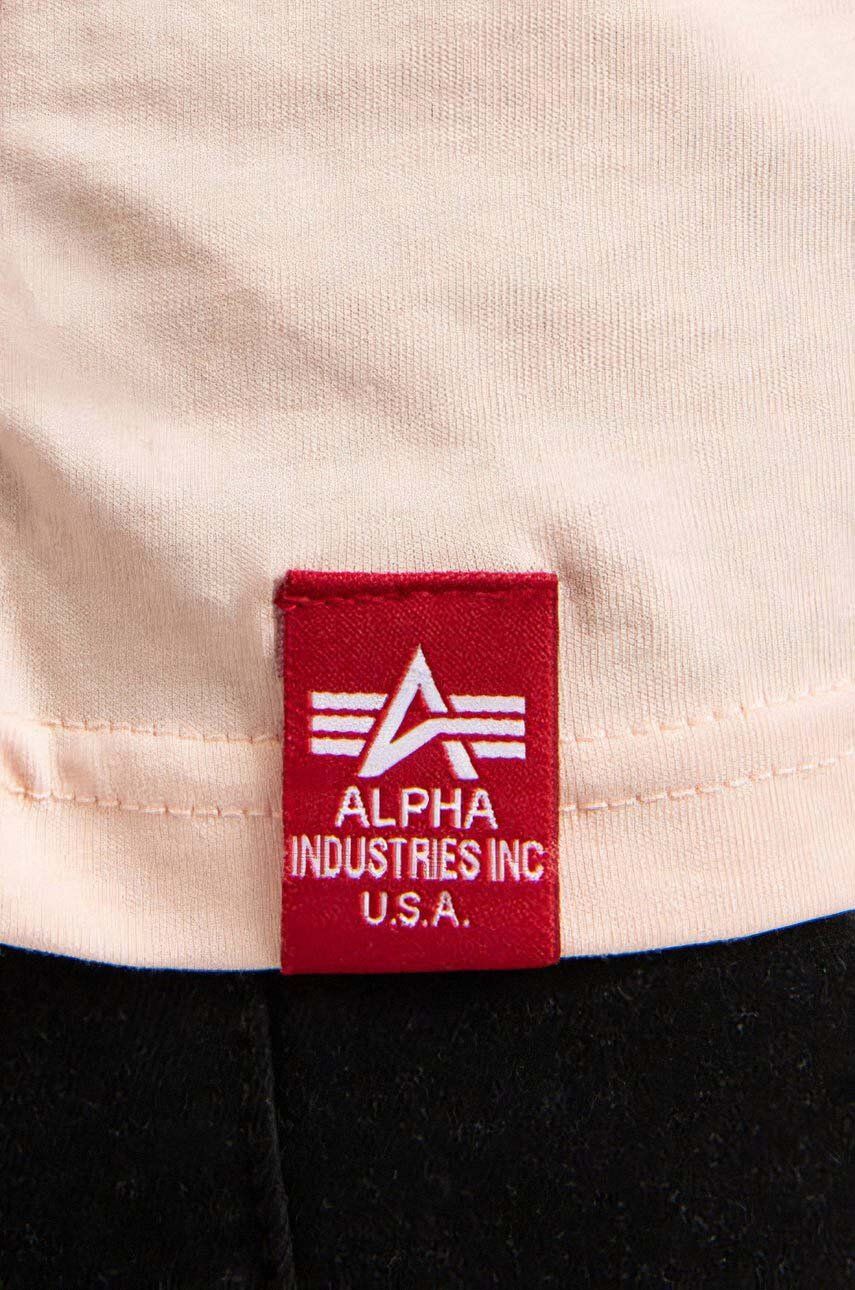 Alpha Industries dámske tričko ružové - Original Brands