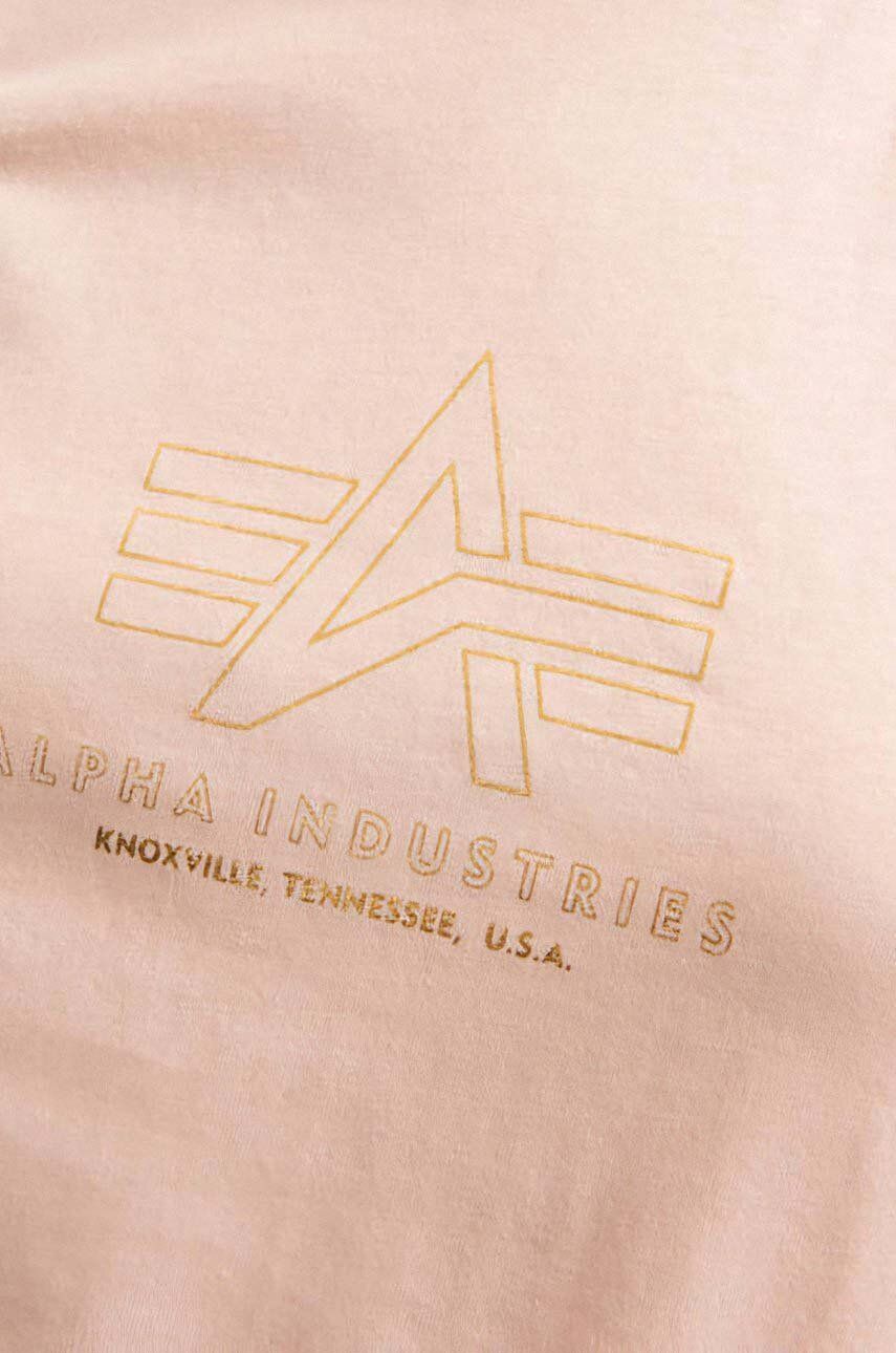 Alpha Industries dámske tričko ružové - Original Brands