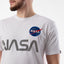 Alpha Industries pánske tričko NASA Reflective T biele