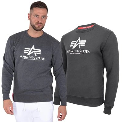 Alpha Industries pánska mikina Basic grafitová - Original Brands