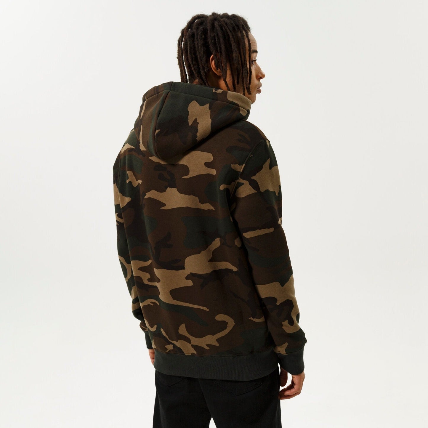 Alpha Industries pánska mikina Basic Hoodie Camo multicolor s kapucňou - Original Brands