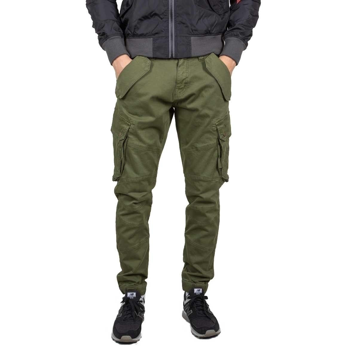 Alpha Industries pánske nohavice Combat Pant zelené